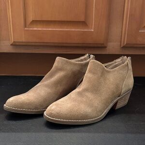 Lucky brand Suede Ankle Booties